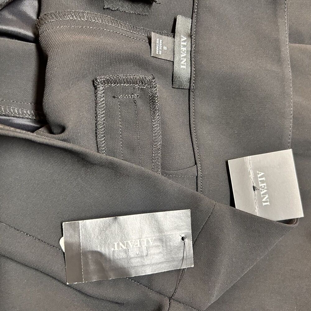 NWT Alfani Women's Dress Pants Size 8 Career Casual Stretch Pull On Trouser - Picture 11 of 11